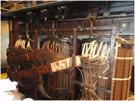 NGEF 21MVA FURNACE TRANFORMER HV WINDING REPLACMENT JOB AT M/s.USHA MARTIN,JAMSHEDPUR